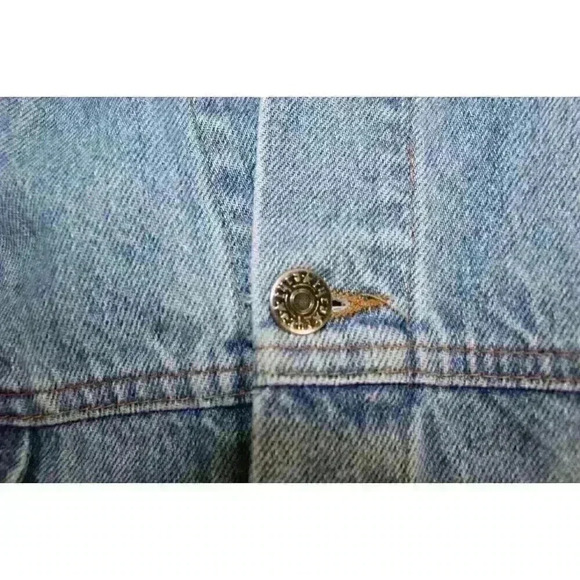 Gold Wing Road Rider Vintage Denim Graphic Biker Oversized Y2K Jacket Men's XXXL - Picture 10 of 16